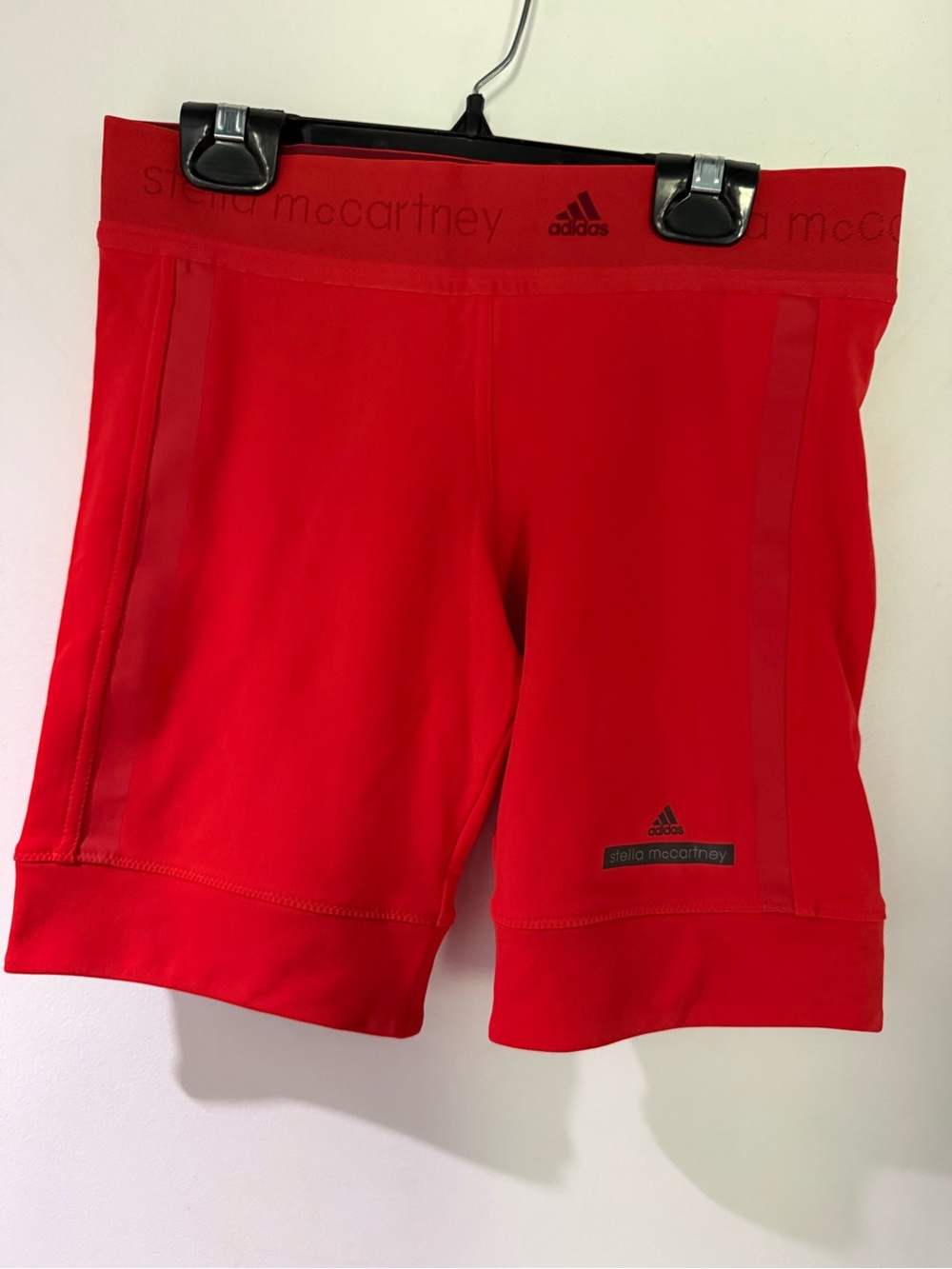 Adidas by Stella McCartney Red Performance Bike Shorts New with tag.
